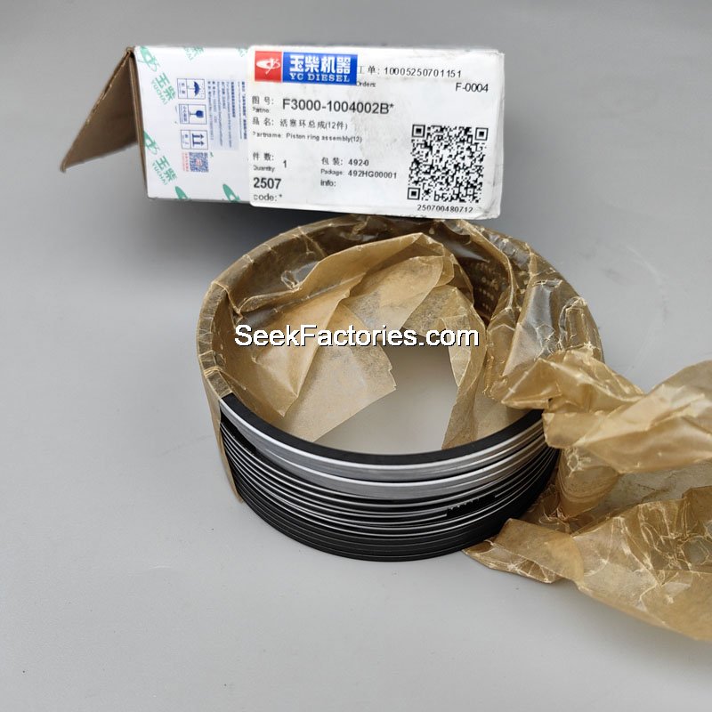 Комплект поршневых колец Jinbei Yuchai YC4F90