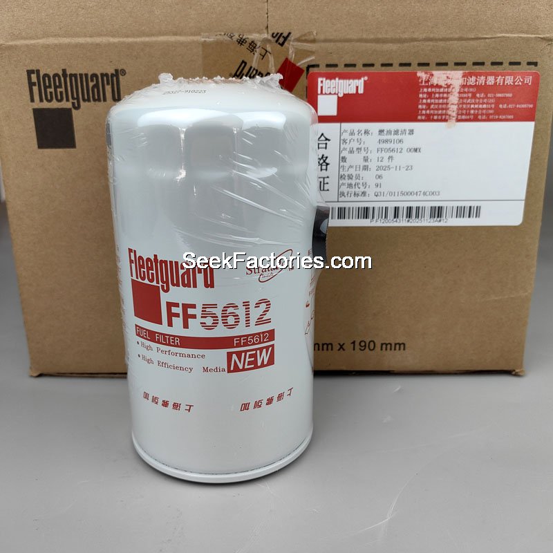 5404943 Filter Fuel Fleetguard Xcmg XD123 Cummins 4989106