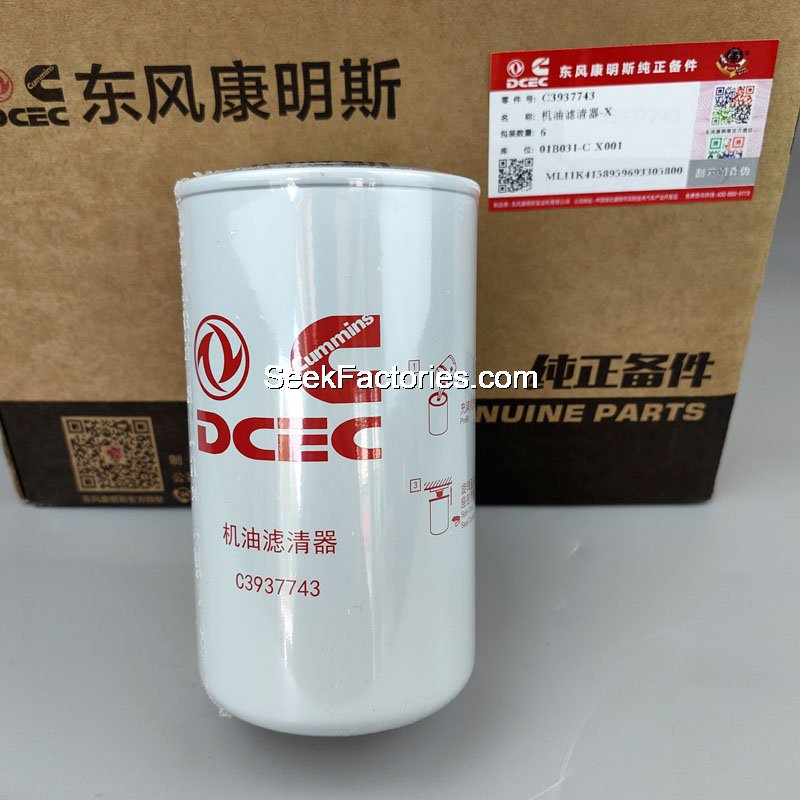 Oil filter Dongfeng Cummins 6BT LF3349