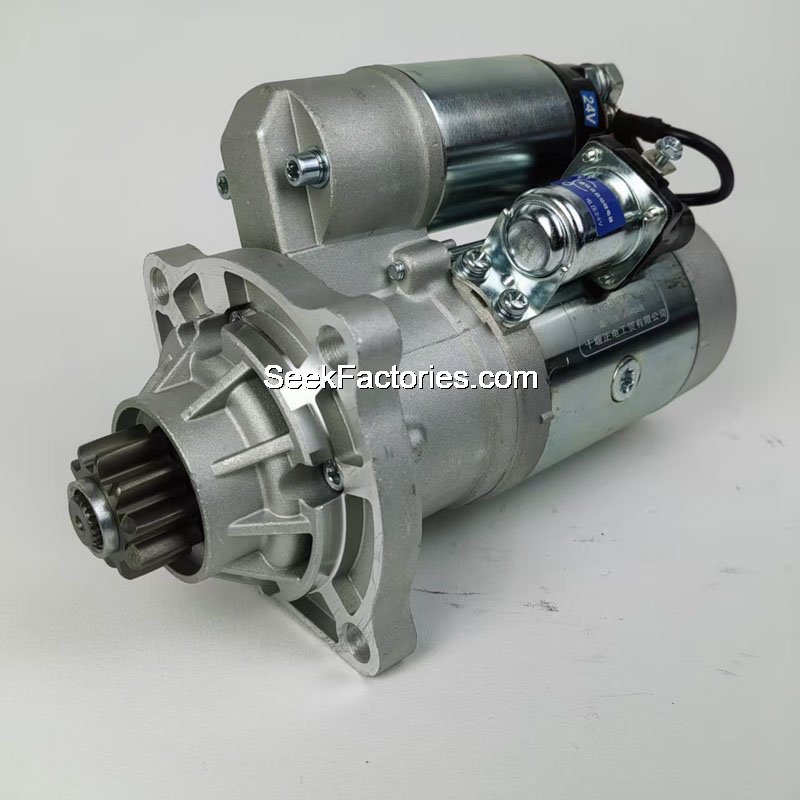 Starter Motor GM86R3001 for Cummins ISDE, 24V, 10 Teeth, OEM 5660823