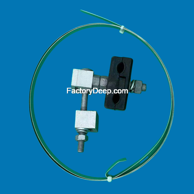 Downlead Clamp for Optical Cable, Overhe