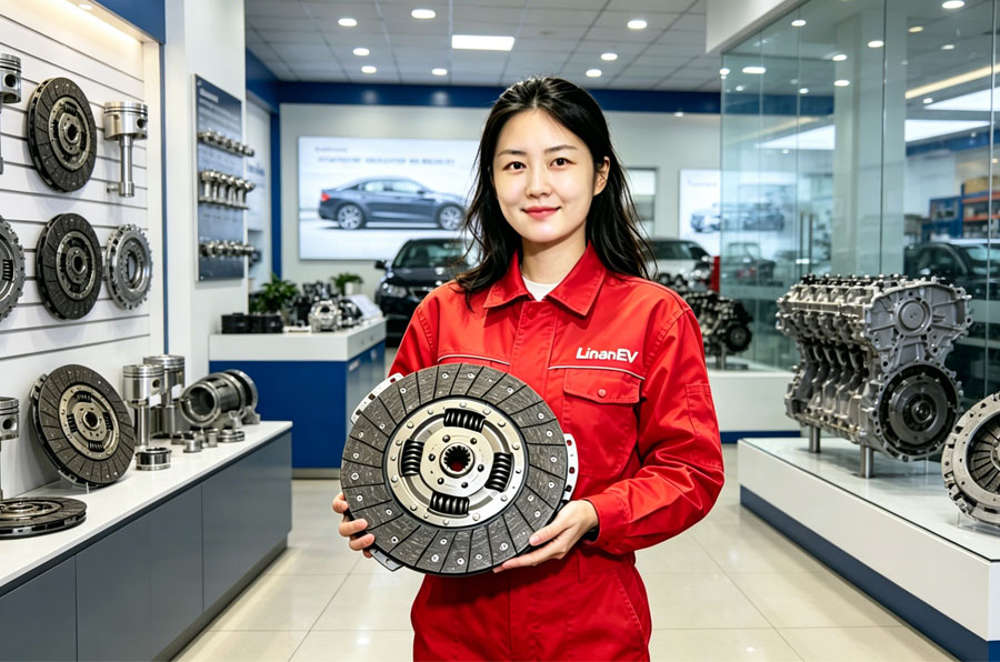 LinanEV Auto Parts Production & Product Display